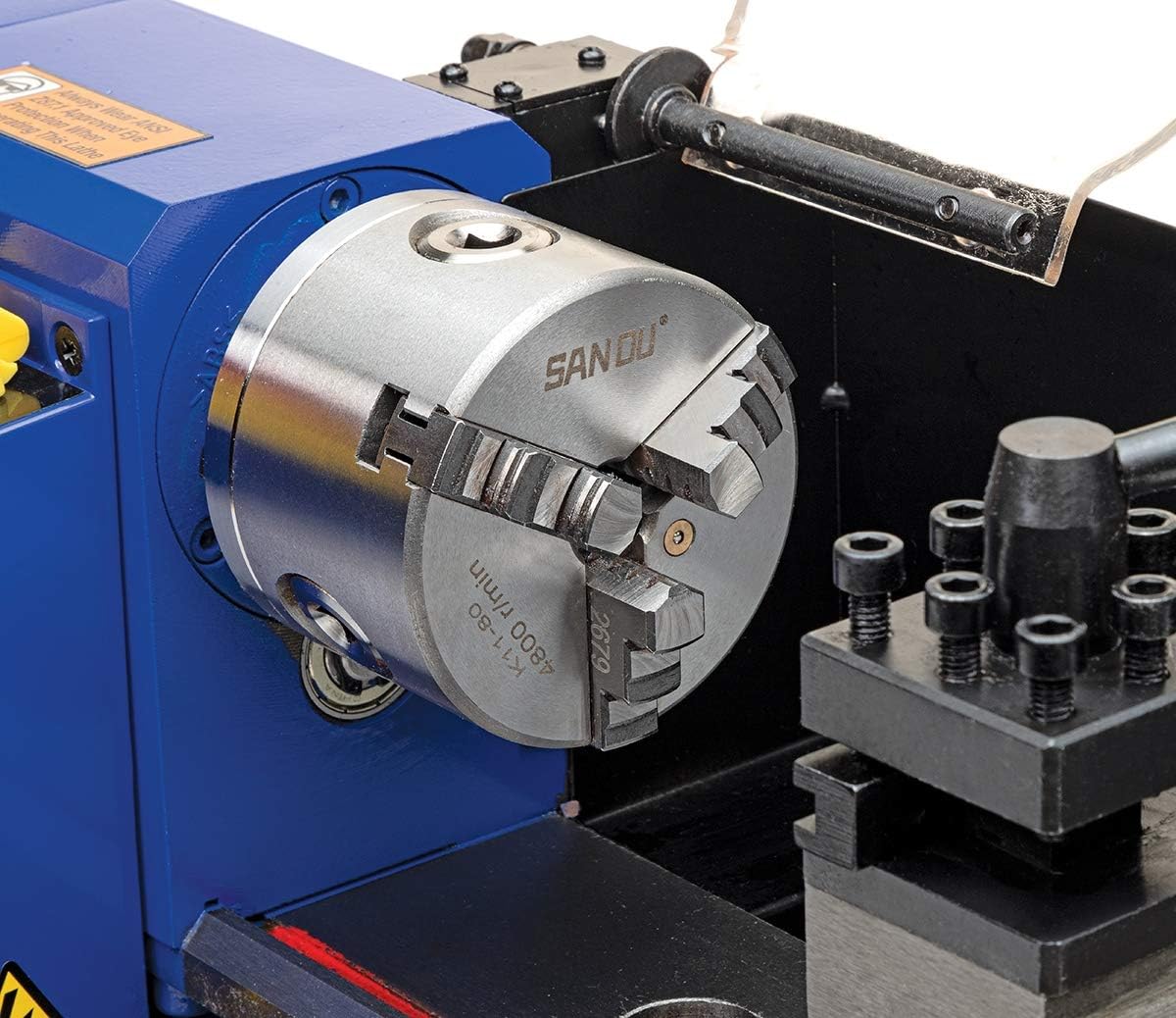 Eastwood Benchtop Mini Metal Variable Speed Lathe 7 x 12 Drilling Machine - Image 7