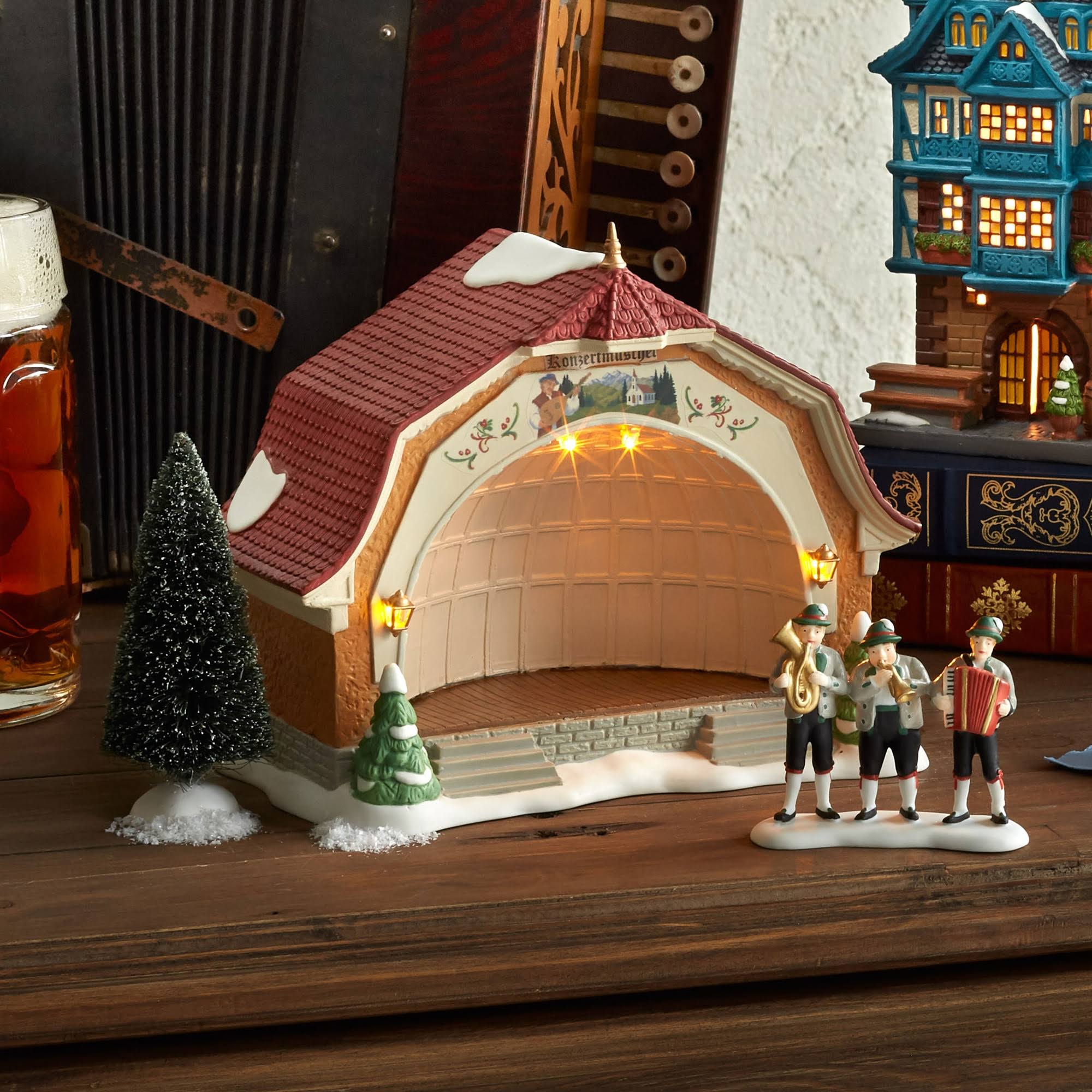 Department 56 Alpine Village Bavarian Concert Hall Boxed Set – Boxed - Image 5