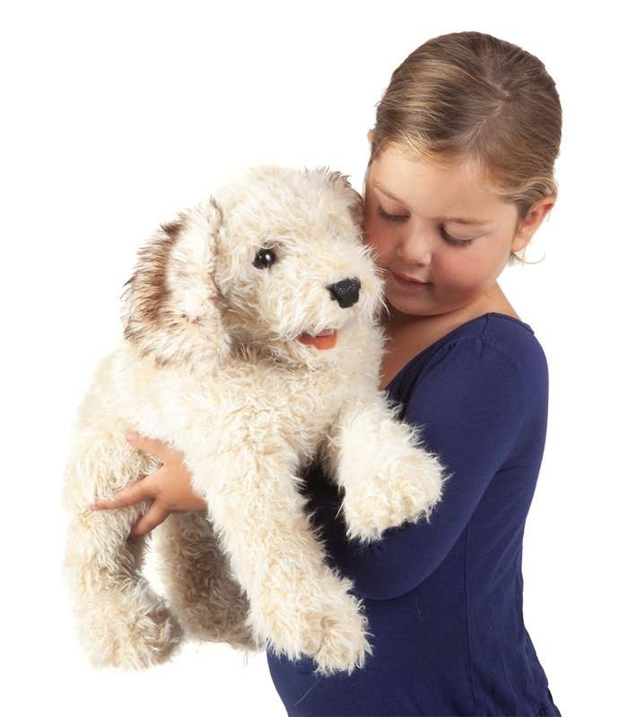 Folkmanis Puppet – Labradoodle - Image 3